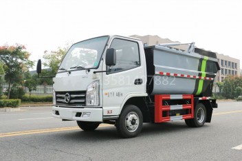 （4方）國(guó)六凱馬后裝無(wú)泄漏掛桶垃圾車